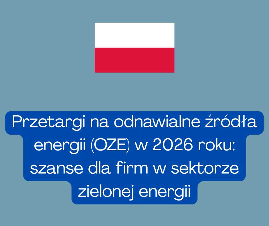 Przetargi na odnawialne źródła energii (OZE) w 2026 roku: szanse dla firm w sektorze zielonej energii